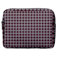 Red Halloween Spider Tile Pattern Make Up Pouch (large) by snowwhitegirl