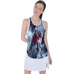 Flamelet Racer Back Mesh Tank Top by Sparkle