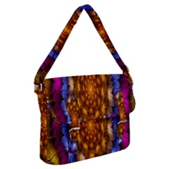 Fractal Flower Buckle Messenger Bag by Sparkle