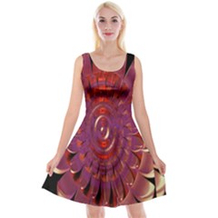 Chakra Flower Reversible Velvet Sleeveless Dress by Sparkle