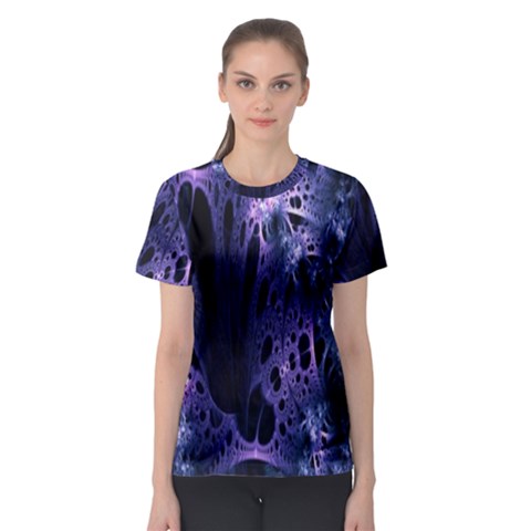 Fractal Web Women s Sport Mesh Tee by Sparkle