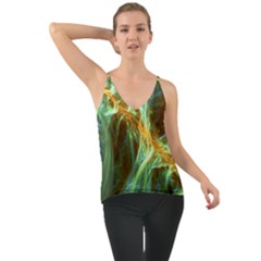 Abstract Illusion Chiffon Cami