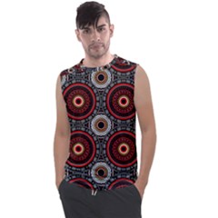 Tribal Aztec Mandala Art Men s Regular Tank Top by tmsartbazaar