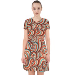 Psychedelic Swirls Adorable In Chiffon Dress by Filthyphil