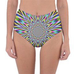 Psychedelic Wormhole Reversible High-waist Bikini Bottoms by Filthyphil