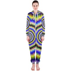 Psychedelic Blackhole Hooded Jumpsuit (ladies)  by Filthyphil