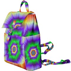 Psychedelic Explosion Buckle Everyday Backpack by Filthyphil