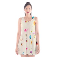 Dots, Spots, And Whatnot Scoop Neck Skater Dress by andStretch