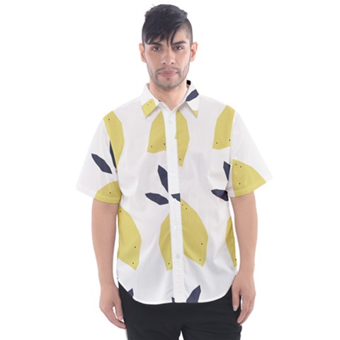 Laser Lemons Men s Short Sleeve Shirt by andStretch