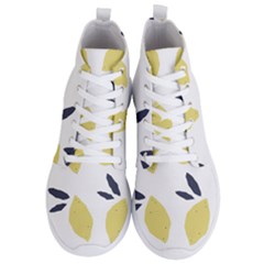 Laser Lemons Men s Lightweight High Top Sneakers by andStretch