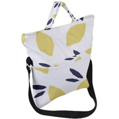 Laser Lemons Fold Over Handle Tote Bag by andStretch