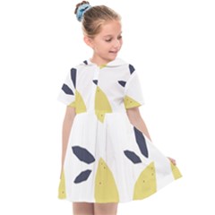 Laser Lemons Kids  Sailor Dress by andStretch