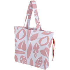 Blush Orchard Drawstring Tote Bag by andStretch