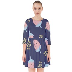 Strawberry Fields Smock Dress by andStretch