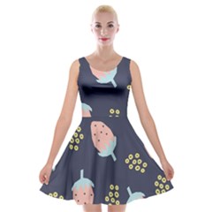Strawberry Fields Velvet Skater Dress by andStretch