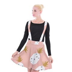 Pineapple Fields Suspender Skater Skirt