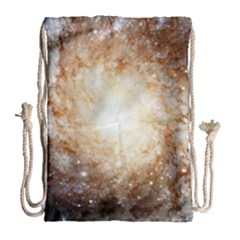 Galaxy Space Drawstring Bag (large) by Sabelacarlos