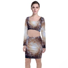 Galaxy Space Top And Skirt Sets by Sabelacarlos