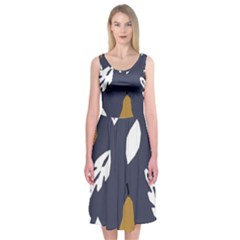 Pattern 10 Midi Sleeveless Dress by andStretch