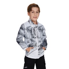 Cat Drawing Art Kids  Windbreaker by HermanTelo