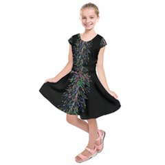 Galaxy Space Kids  Short Sleeve Dress by Sabelacarlos