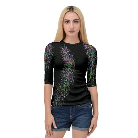 Galaxy Space Quarter Sleeve Raglan Tee by Sabelacarlos