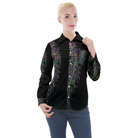 Galaxy Space Women s Long Sleeve Pocket Shirt by Sabelacarlos