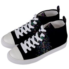 Galaxy Space Women s Mid-top Canvas Sneakers