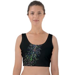 Galaxy Space Velvet Crop Top by Sabelacarlos