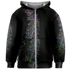 Galaxy Space Kids  Zipper Hoodie Without Drawstring by Sabelacarlos