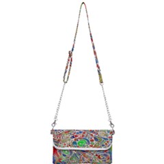 Pop Art - Spirals World 1 Mini Crossbody Handbag