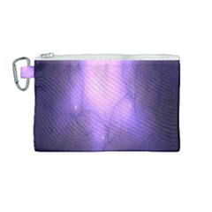 Violet Spark Canvas Cosmetic Bag (medium) by Sparkle