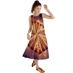 Sun Fractal Summer Maxi Dress by Sparkle
