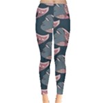 Doodle Queen Fish Pattern Leggings 