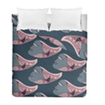 Doodle Queen Fish Pattern Duvet Cover Double Side (Full/ Double Size)