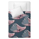 Doodle Queen Fish Pattern Duvet Cover Double Side (Single Size)