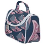 Doodle Queen Fish Pattern Satchel Handbag