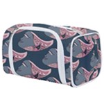 Doodle Queen Fish Pattern Toiletries Pouch