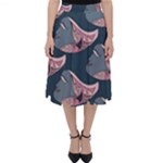 Doodle Queen Fish Pattern Classic Midi Skirt