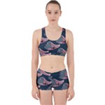 Doodle Queen Fish Pattern Work It Out Gym Set