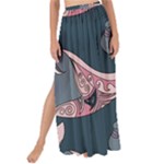 Doodle Queen Fish Pattern Maxi Chiffon Tie-Up Sarong