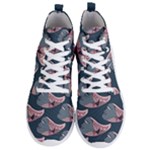 Doodle Queen Fish Pattern Men s Lightweight High Top Sneakers