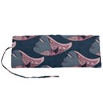 Doodle Queen Fish Pattern Roll Up Canvas Pencil Holder (S)