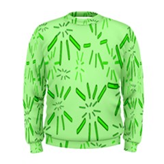 Electric Lime Men s Sweatshirt by Janetaudreywilson