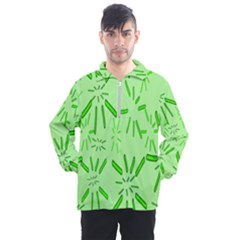 Electric Lime Men s Half Zip Pullover by Janetaudreywilson