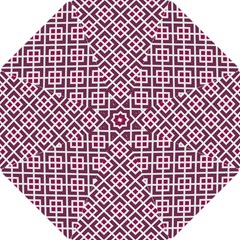 Two Tone Lattice Pattern Purple Straight Umbrellas by kellehco