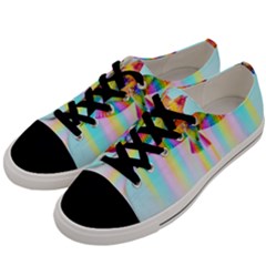 Rainbow Bird Men s Low Top Canvas Sneakers by Sparkle
