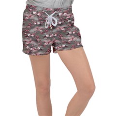 Realflowers Velour Lounge Shorts by Sparkle