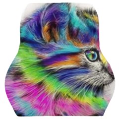 Rainbowcat Car Seat Back Cushion  by Sparkle