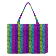 Glitter Strips Medium Tote Bag by Sparkle